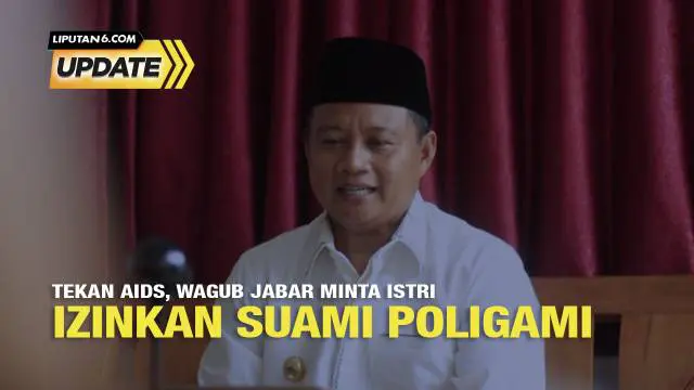 Wakil Gubernur Jawa Barat Uu Ruzhanul Ulum mengklaim solusi untuk mencegah HIV/AIDS yang meningkat di Jabar adalah dengan menikah dan poligami. Selain menikah, Uu menyebut poligami juga untuk menjauhkan diri dari zina.