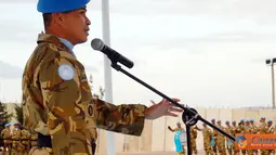 Citizen6, Lebanon: Prajurit TNI yang tergabung dalam misi perdamaian Kontingen Garuda XXIII-F/UNIFIL (Indobatt) telah bertugas selama enam bulan diharapkan tetap memelihara moril, semangat dan kekompakannya. (Pengirim: Badarudin Bakri)