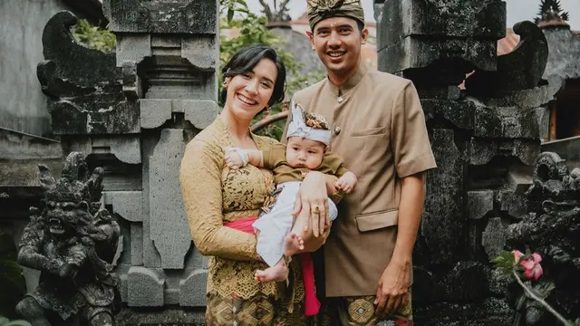 6 Momen Acara Sakral Nelu Bulani Anak Westny DJ, Kental Adat Bali