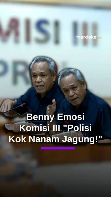 Benny Komisi III DPR Emosi: Polisi Kok Ikut Nanam Jagung, Apa Benar ini Kebijakan?!