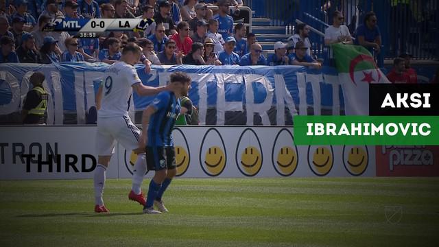 Zlatan Ibrahimovic memukul lawannya karena kesal kakinya terinjak.