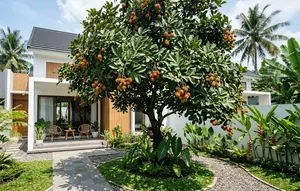 9 Pohon Buah dengan Bentuk Daun yang Menarik, Cocok untuk Taman Rumah