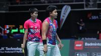 Ganda putri Apriyani Rahayu/Siti Fadia Silva Ramadhanti merebut gelar juara ganda putri Singapore Open 2022 usai mengalahkan Zhang Shu Xian/Zheng Yu dari China di final. Apri/Fadia menang&nbsp;21-14 dan 21-17 di Singaopre Indoor Stadium, Minggu (17/7). (foto: PBSI)