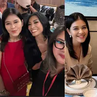 Sibuk jadi ibu pejabat tak membuat Kahiyang Ayu lupa meluangkan waktu bersama teman. Saat sedang berada di Jakarta, Kahiyang Ayu hangout bersama teman dengan outfit yang simple. [@ayangkahiyang @harumips]