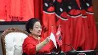 Ketua Umum PDIP Megawati Soekarnoputri di Sekolah Partai, Lenteng Agung. (Merdeka).