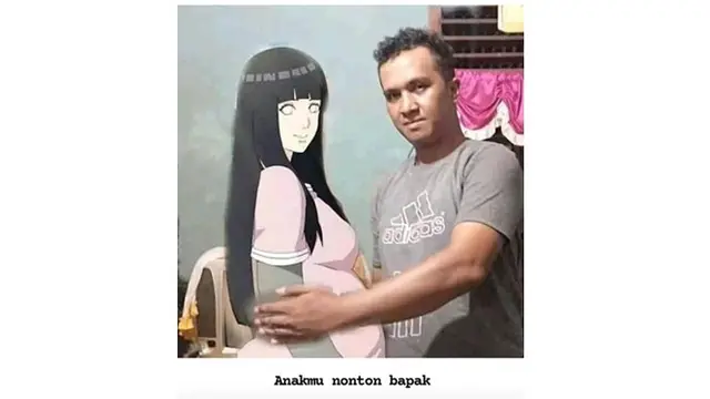 6 Editan Foto Kocak Hinata Setelah Naruto Mati Ini Bikin Ngakak