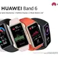 Tampilan Huawei Band 6 yang baru saja diluncurkan di Indonesia. (Foto: Huawei Indonesia)