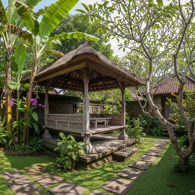 9 Desain Taman Belakang Rumah dengan Gazebo, Menciptakan Surga Relaksasi