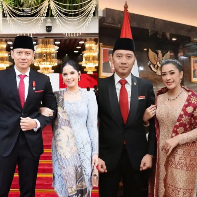 Annisa Pohan dan Aliya Rajasa saat Hadir Pelantikan Prabowo-Gibran