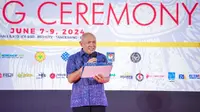 Menteri Koperasi dan UKM Teten Masduki saat&nbsp;penutupan Nusatic Nusapet 2024. (Foto:Istimewa)