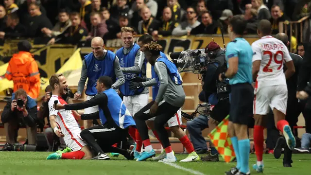 Taklukkan Borussia Dortmund, AS Monaco Pastikan Tiket Semifinal Liga Champions