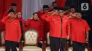 Selain memperingati Hari Lahir Pancasila, upacara tersebut juga menjadi bagian rangkaian peringatan "Bulan Bung Karno".(LIputan6.com/Herman Zakharia)