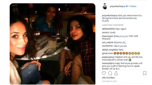 Dikabarkan Berseteru, Ini Momen Persahabatan Meghan Markle dan Priyanka Chopra