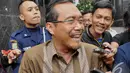 Suswono mengaku kedatangannya ke KPK untuk melaporkan harta kekayaannya usai menjabat sebagai pejabat negara, Jakarta, Kamis (30/10/2014). (Liputan6.com/Miftahul Hayat)
