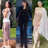 Lihat di sini beberapa ide outfit kondangan dari Azizah Salsha.