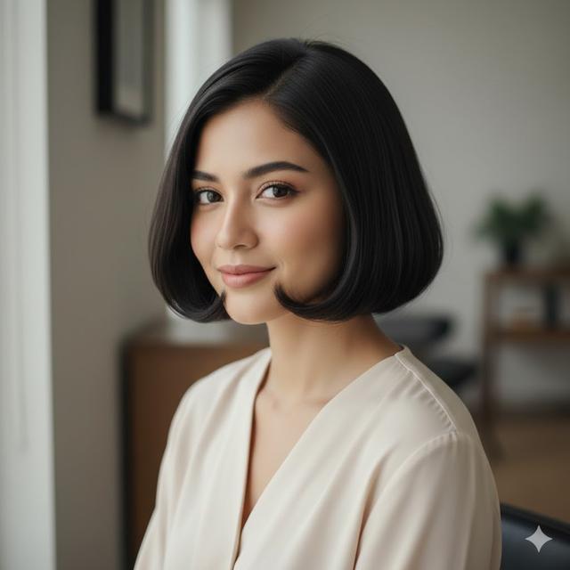 9. Rounded Bob (C-Cut)