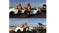 Kecelakaan Lamborghini (@Rika_Ying)