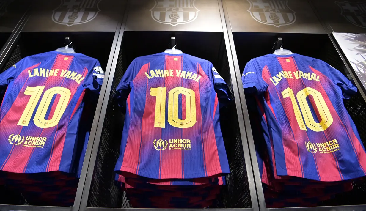 Debut Lamine Yamal di tim utama Barcelona terjadi pada tahun 2023, ketika itu usianya baru menginjak 15 tahun. (Manaure QUINTERO/AFP)