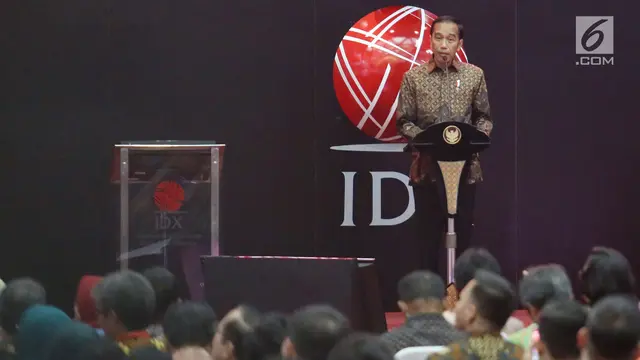 FOTO: Presiden Jokowi Tutup Perdagangan Saham Tahun 2017