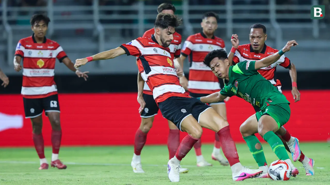 Foto: Permalukan Persebaya di GBT, Madura United Keluar dari Zona Degradasi BRI Super League