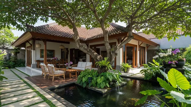 Ide Teras Rumah Hook yang Teduh