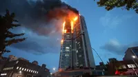 Kebakaran Landa Apartemen 33 Lantai di Ulsan Korea Selatan, 88 Orang Dirawat