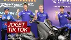 Berita video dua pembalap Monster Energy Yamaha, Valentino Rossi dan Maverick Vinales, mencoba joget Tik Tok dengan gaya goyang ubur-ubur saat hadir di Indonesia.