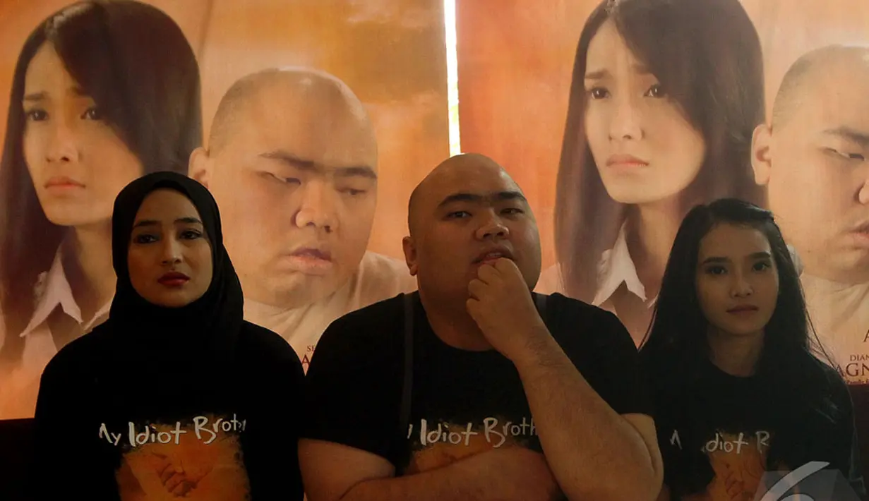Film produksi One Production, ‘My Idiot Brother’ (MIB) siap tayang mulai 2 Oktober 2014, Jakarta, Senin (29/9/2014) (Liputan6.com/Faisal R Syam)