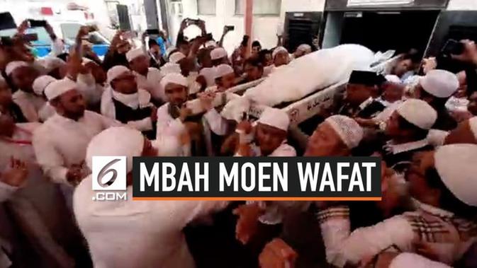 VIDEO: Teriakan Sebelum Jenazah Maimun Zubair Masuk 