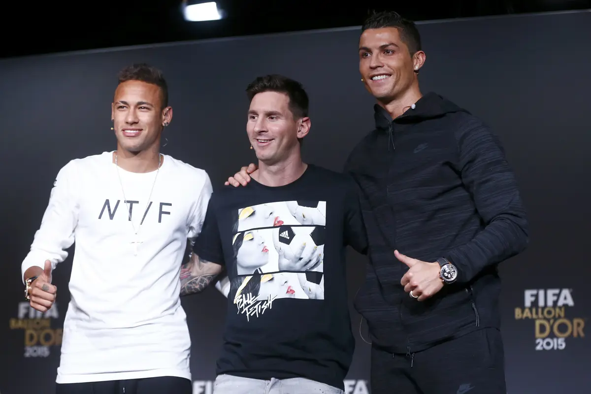  Neymar, Messi, dan Ronaldo