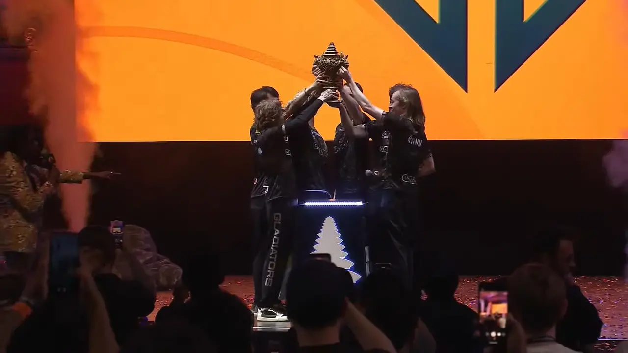 Gaimin Gladiators menjadi juara di turnamen Dota 2 Bali Major 2023 (YouTube IO Esports)