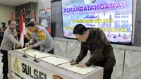 Tandatangani MoU, Polda Sulsel Pastikan Keamanan di Wilayah Kontrak Karya MDA