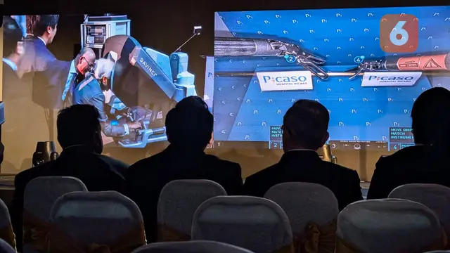 Unik, Pita Peresmian Hospital Picaso Malaysia Digunting dengan Bantuan Robot Bedah