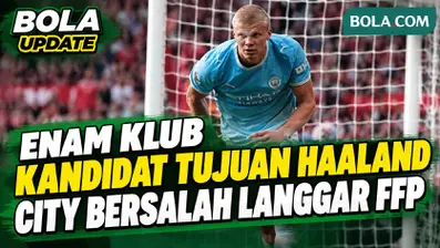 Masa depan Erling Haaland bersama Manchester City menjadi tanda tanya besar menyusul putusan bersalah dari komisi independen Premier League terkait pelanggaran regulasi finansial.