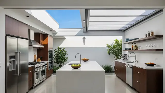 Model Atap Dapur Terbuka Sliding Buka Tutup Modern/Gemini AI