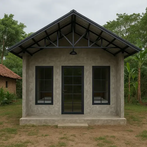 Desain Rumah 2 Kamar di Kampung yang Modern (Foto: ChatGPT)
