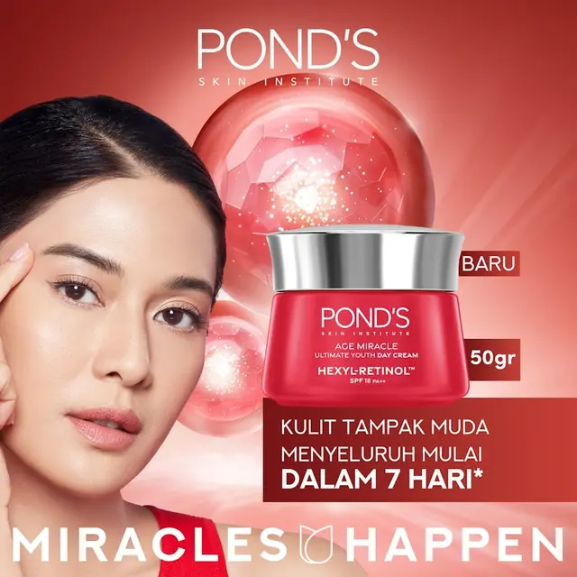 Unilever: Pond’s Age Miracle Hexyl Retinol Niacinamide Day Cream