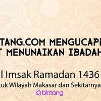 Inilah jadwal puasa bagi warga Makassar dan sekitarnya.