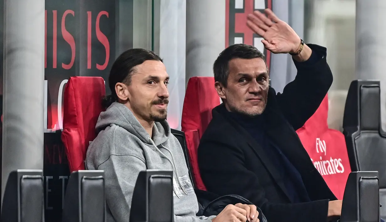 AC Milan mengumumkan pada 6 Juni 2023 bahwa Paolo Maldini mengakhiri masa jabatannya di Klub, efektif 5 Juni 2023. (AFP/Miguel Medina)