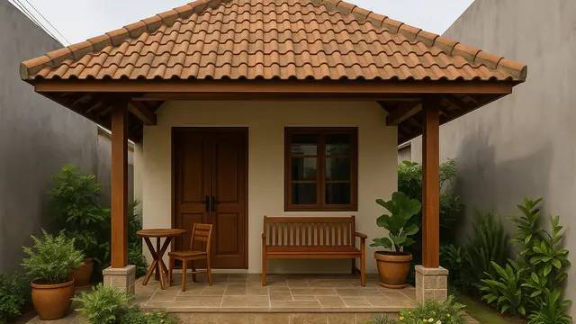 Desain Teras Rumah 5x7 Meter untuk Lahan Terbatas