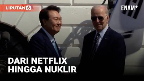 VIDEO: Presiden Korea Selatan di AS, Bahas Nuklir Hingga Netflix