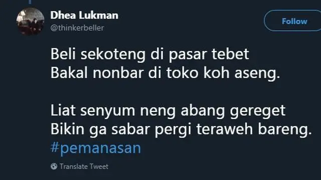 pantun puasa (foto: twitter)