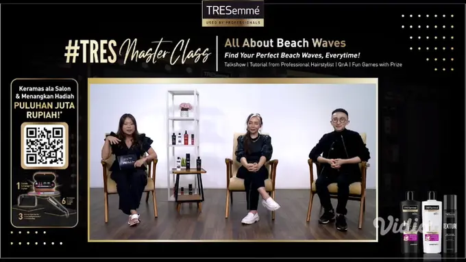 Kembali Bahas Soal Hairstyling, TRESemmé Masterclass Terbaru Bagikan Tips Gaya Rambut Beach Waves ala Bintang Hollywood