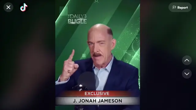 Tangkapan layar video TikTok The Daily Bugle