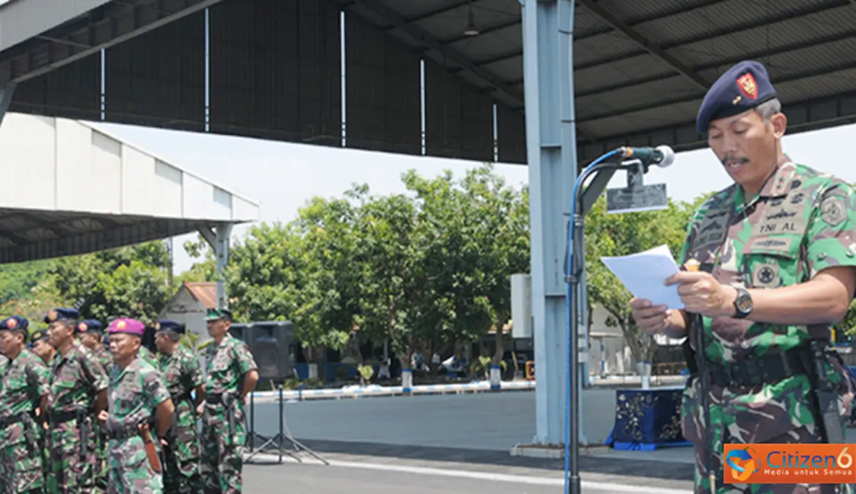 Citizen6, Surabaya: Dalam sambutanya Komandan Kobangdikal mengatakan, sebagai pasukan yang berkualifikasi khusus dan menguasai Tri Media, anggota Taifib dan Pasukan Katak di tuntut professional dan memiliki disiplin tinggi. (Pengirim: Penkobangdikal).