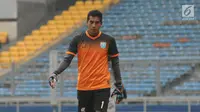 Kiper Persela Lamongan, Choirul Huda (Liputan6.com/Helmi Fithriansyah)