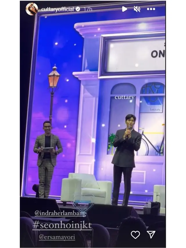 6 Momen Keseruan Cut Tari dan Ersa Mayori Nonton Fan Meeting Kim Seon Ho