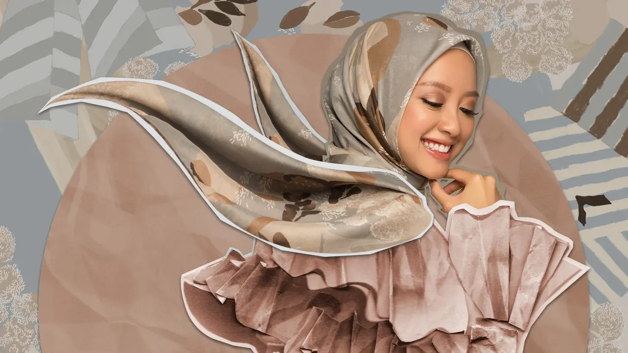 Inspirasi hijab dari kuliner favorit Gita Savitri