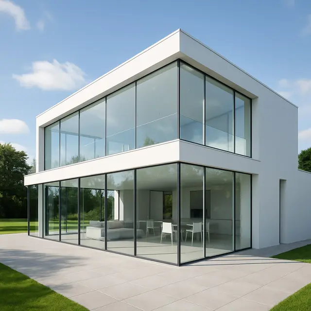 Inspirasi Rumah Putih Modern yang Bikin Interior Terlihat Lebih Terang (Image by ChatGPT)
