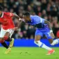 Manchester United vs Bournemouth di Old Trafford pada laga lanjutan Liga Inggris, 3 Januari 2023. (Lindsey Parnaby / AFP)